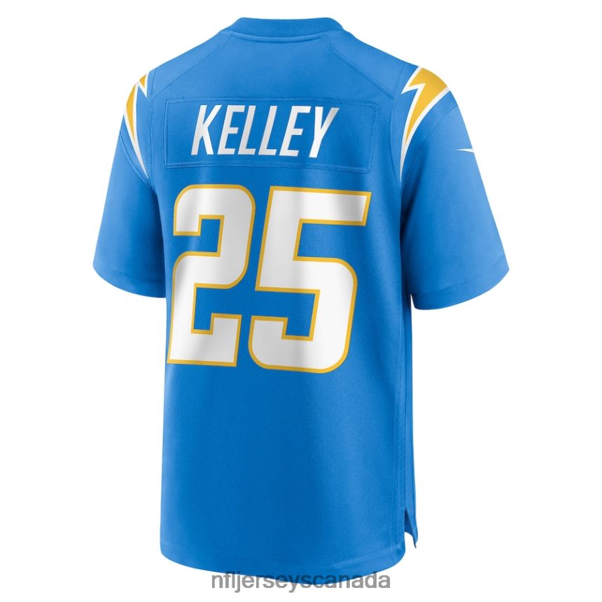 Men Los Angeles Chargers Joshua Kelley Nike Powder Blue Game Jersey Clothing NFL TBXFR64757