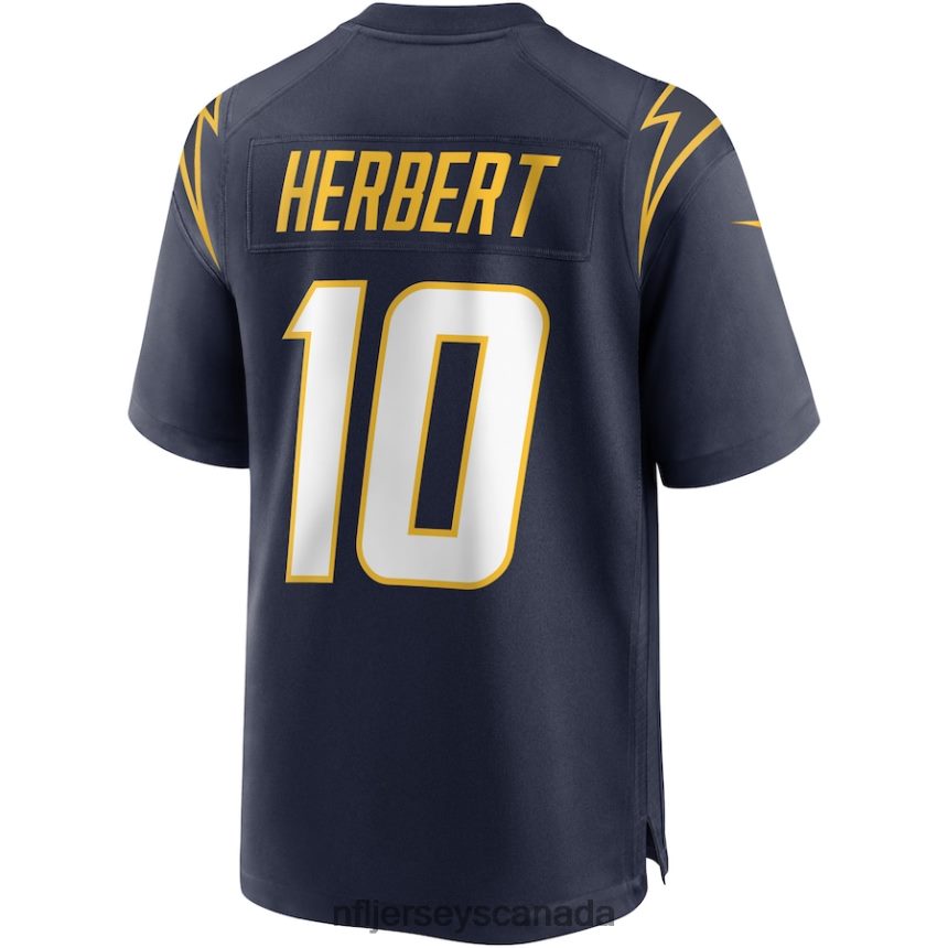 Men Los Angeles Chargers Justin Herbert Nike Navy Game Jersey Clothing NFL TBXFR61055