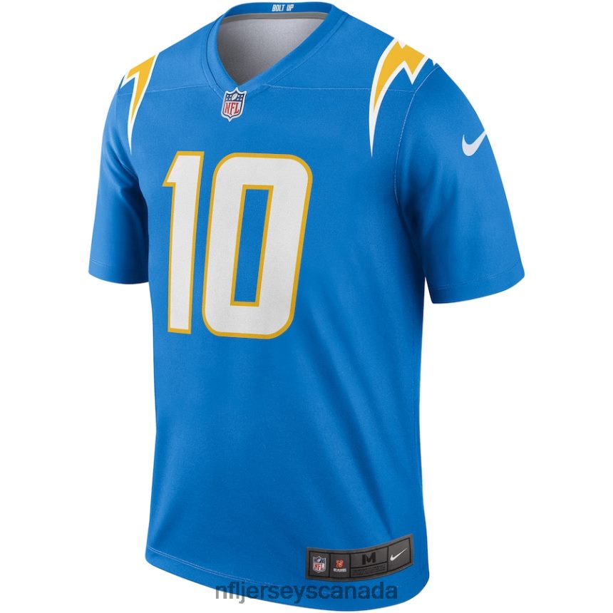 Men Los Angeles Chargers Justin Herbert Nike Powder Blue Legend Jersey Clothing NFL TBXFR6726