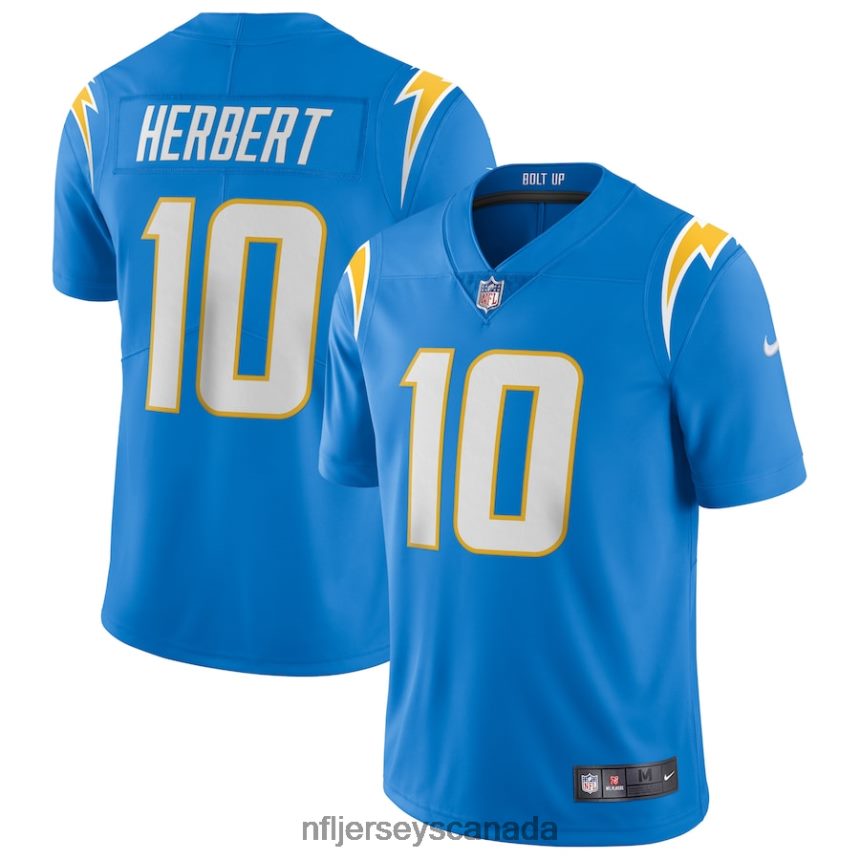 Men Los Angeles Chargers Justin Herbert Nike Powder Blue Vapor Limited Jersey Clothing NFL TBXFR614