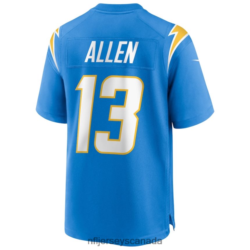 Men Los Angeles Chargers Keenan Allen Nike Powder Blue Game Player Jersey Clothing NFL TBXFR61394