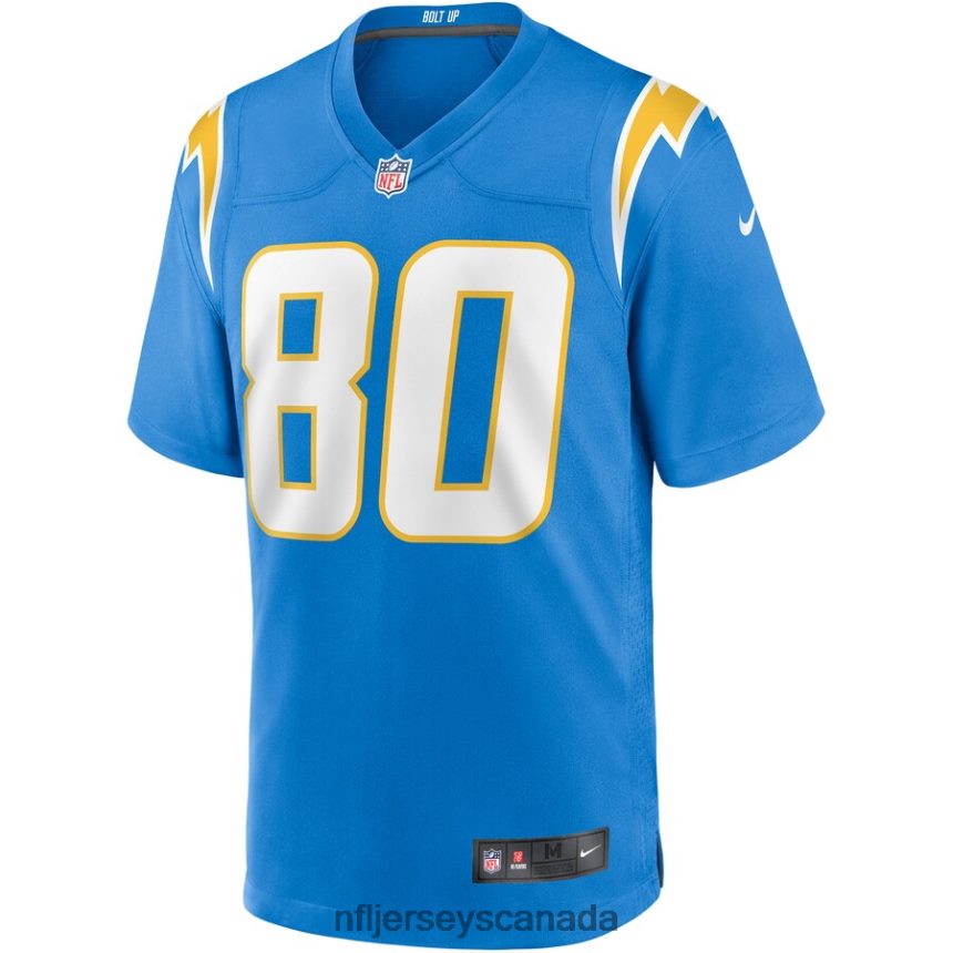 Men Los Angeles Chargers Kellen Winslow Nike Powder Blue Game Retired Player Jersey Clothing NFL TBXFR63418