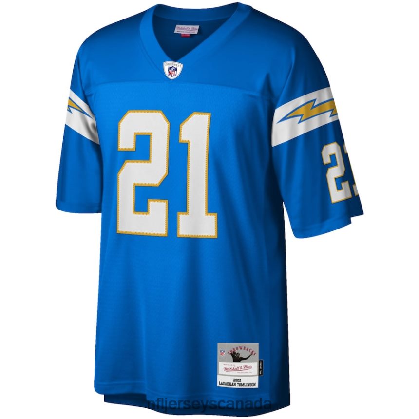 Men Los Angeles Chargers LaDainian Tomlinson Mitchell  Ness Powder Blue 2009 Legacy Replica Jersey Clothing NFL TBXFR63641