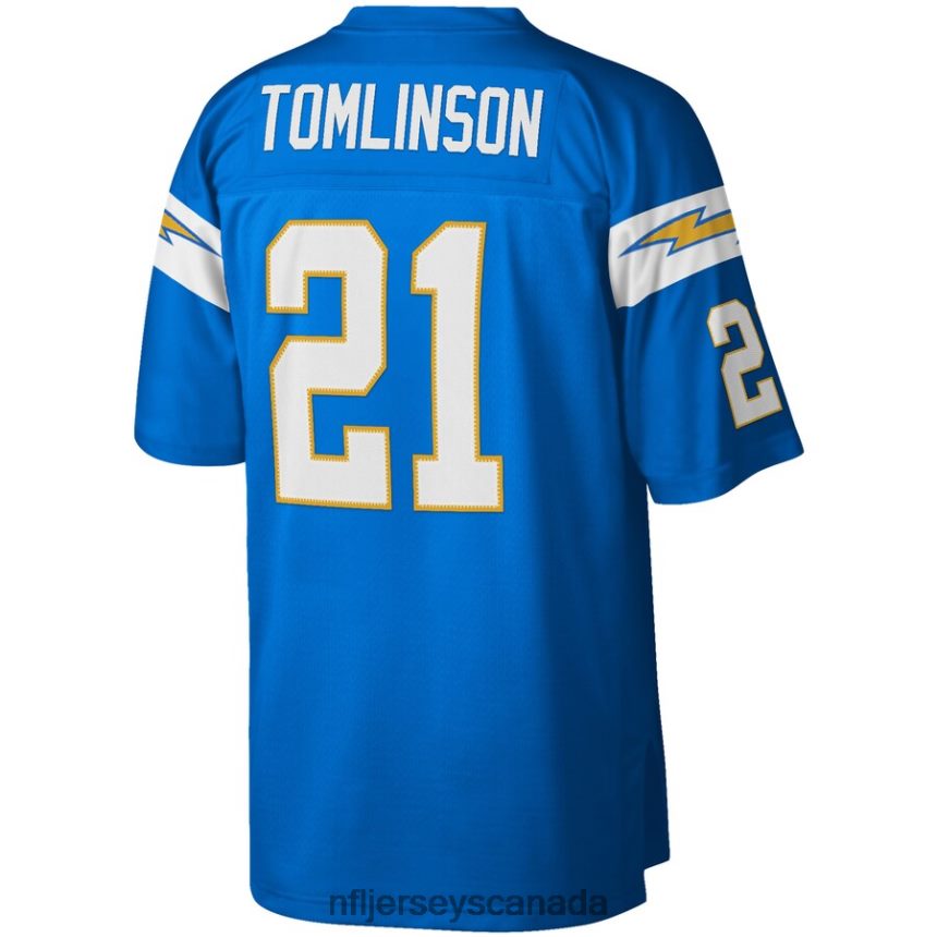 Men Los Angeles Chargers LaDainian Tomlinson Mitchell  Ness Powder Blue 2009 Legacy Replica Jersey Clothing NFL TBXFR63641