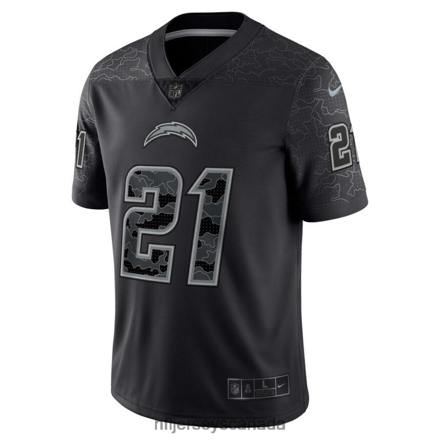 Men Los Angeles Chargers LaDainian Tomlinson Nike Black Retired Player RFLCTV Limited Jersey Clothing NFL TBXFR63472