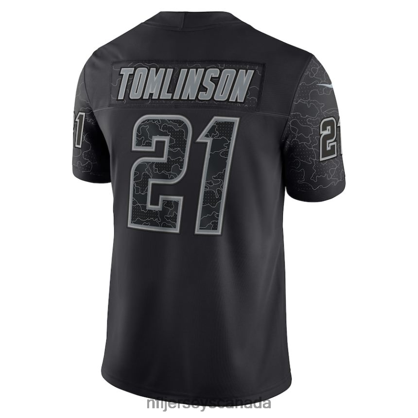 Men Los Angeles Chargers LaDainian Tomlinson Nike Black Retired Player RFLCTV Limited Jersey Clothing NFL TBXFR63472