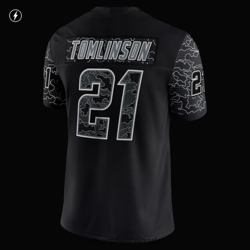 Men Los Angeles Chargers LaDainian Tomlinson Nike Black Retired Player RFLCTV Limited Jersey Clothing NFL TBXFR63472