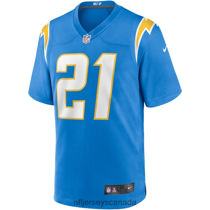 Men Los Angeles Chargers LaDainian Tomlinson Nike Powder Blue Game Retired Player Jersey Clothing NFL TBXFR6500