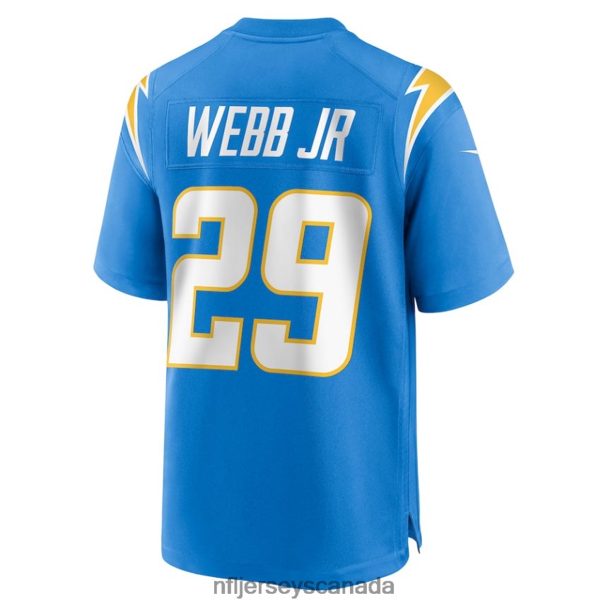 Men Los Angeles Chargers Mark Webb Jr Nike Powder Blue Game Jersey Clothing NFL TBXFR66685