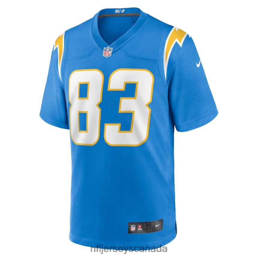 Men Los Angeles Chargers Michael Bandy Nike Powder Blue Player Game Jersey Clothing NFL TBXFR63278