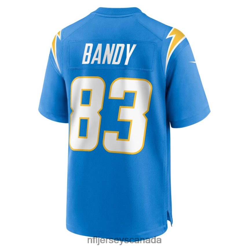 Men Los Angeles Chargers Michael Bandy Nike Powder Blue Player Game Jersey Clothing NFL TBXFR63278