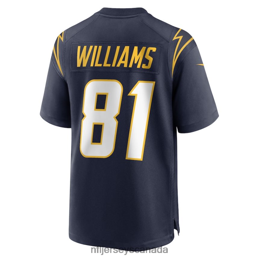 Men Los Angeles Chargers Mike Williams Nike Navy Alternate Team Game Jersey Clothing NFL TBXFR61979
