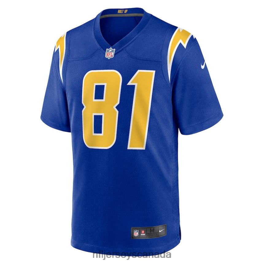 Men Los Angeles Chargers Mike Williams Nike Royal Game Jersey Clothing NFL TBXFR62235