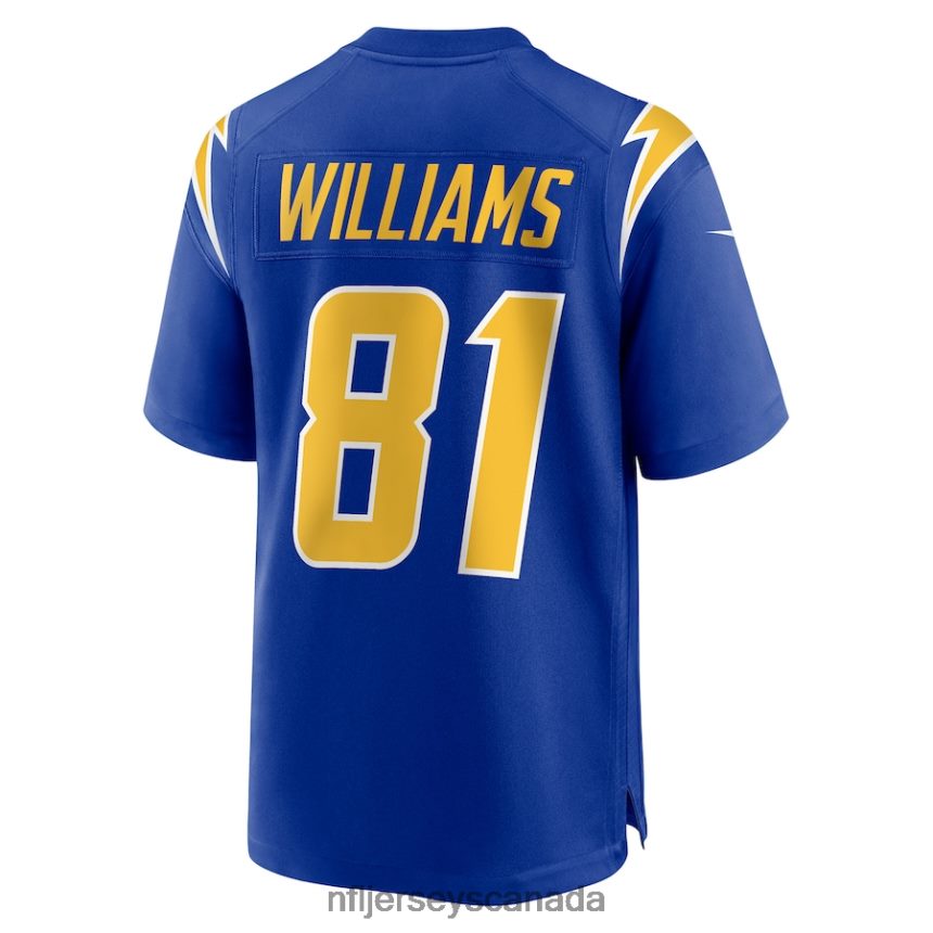Men Los Angeles Chargers Mike Williams Nike Royal Game Jersey Clothing NFL TBXFR62235