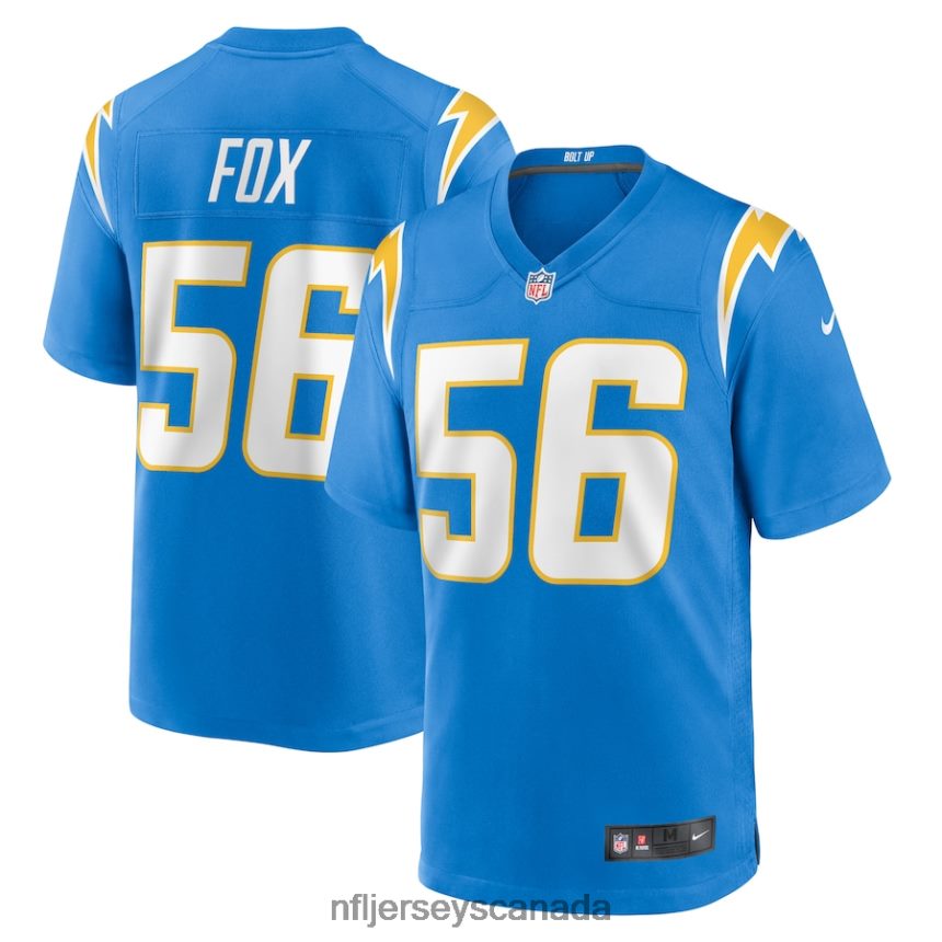 Men Los Angeles Chargers Morgan Fox Nike Powder Blue Player Game Jersey Clothing NFL TBXFR64771