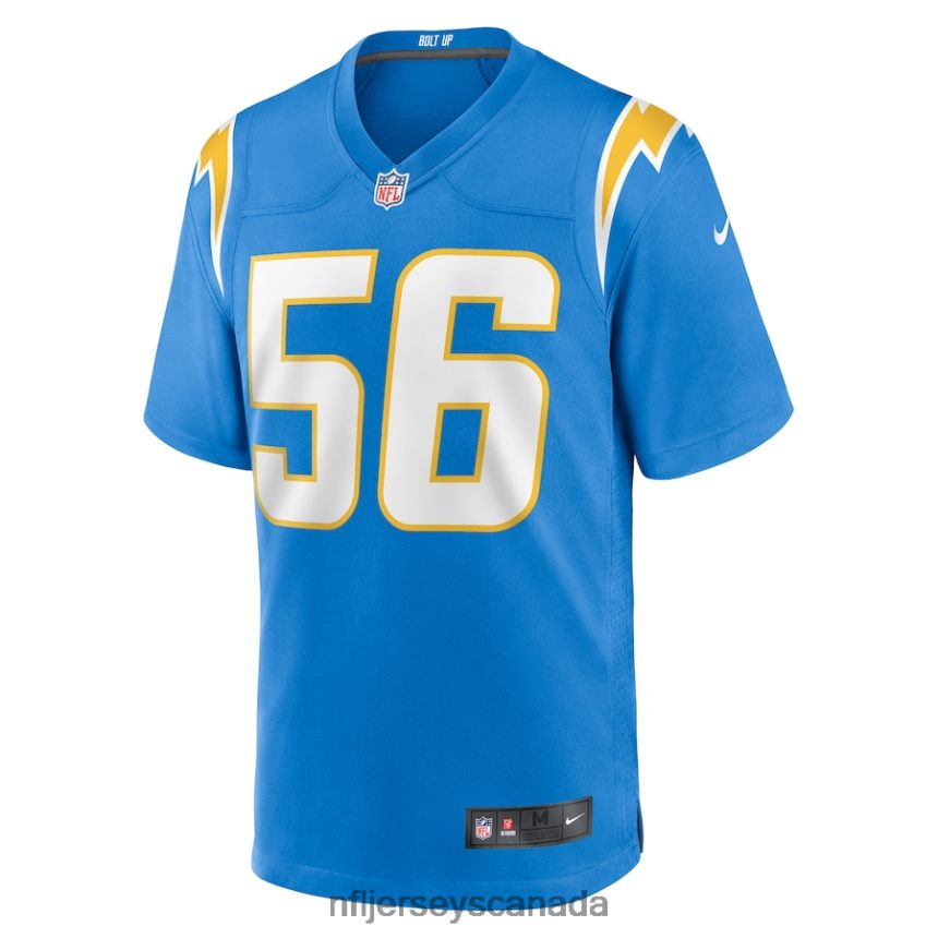 Men Los Angeles Chargers Morgan Fox Nike Powder Blue Player Game Jersey Clothing NFL TBXFR64771