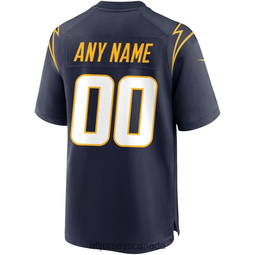 Men Los Angeles Chargers Nike Navy Alternate Custom Game Jersey Clothing NFL TBXFR6504