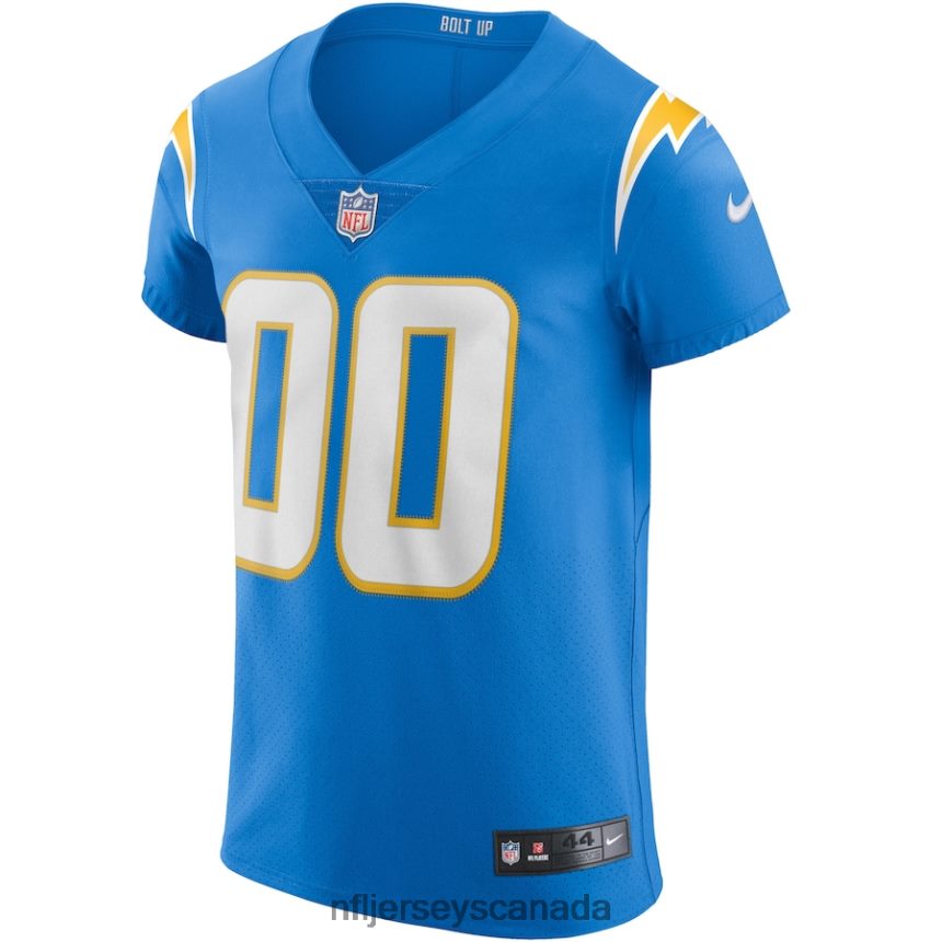 Men Los Angeles Chargers Nike Powder Blue Vapor Elite Custom Jersey Clothing NFL TBXFR66932