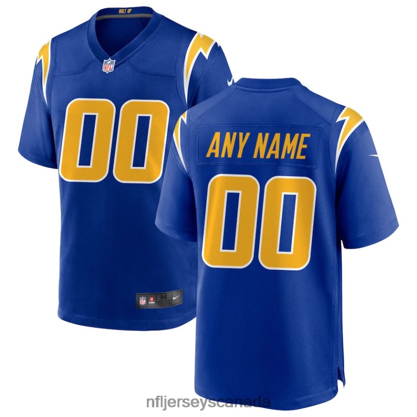 Men Los Angeles Chargers Nike Royal Alternate Custom Game Jersey Clothing NFL TBXFR61204
