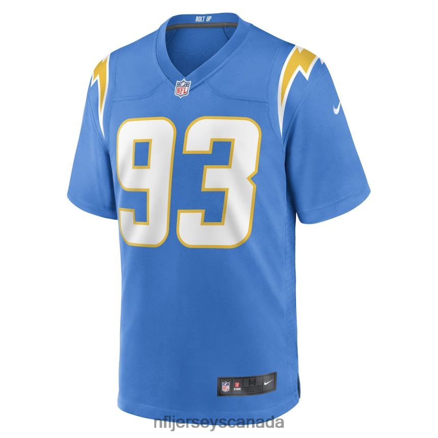 Men Los Angeles Chargers Otito Ogbonnia Nike Powder Blue Game Player Jersey Clothing NFL TBXFR66025