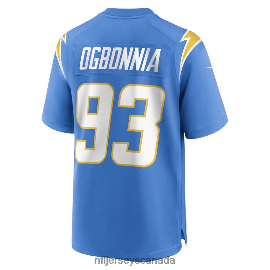 Men Los Angeles Chargers Otito Ogbonnia Nike Powder Blue Game Player Jersey Clothing NFL TBXFR66025