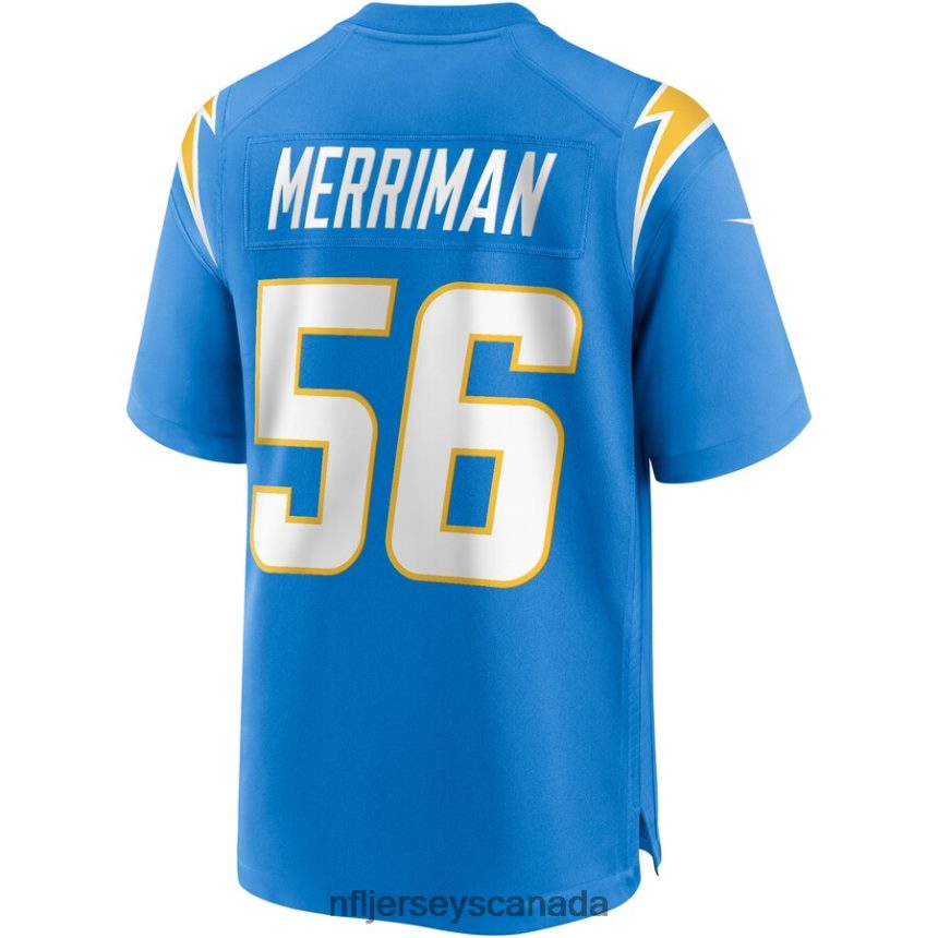 Men Los Angeles Chargers Shawne Merriman Nike Powder Blue Game Retired Player Jersey Clothing NFL TBXFR65845