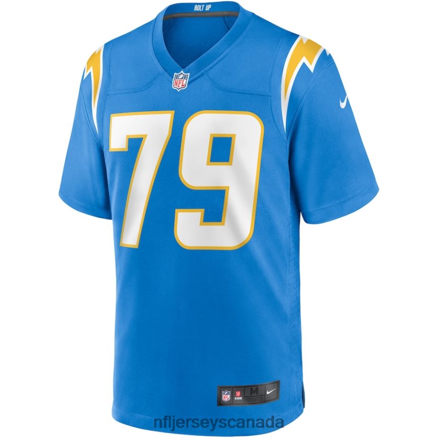 Men Los Angeles Chargers Trey Pipkins III Nike Powder Blue Game Jersey Clothing NFL TBXFR66661