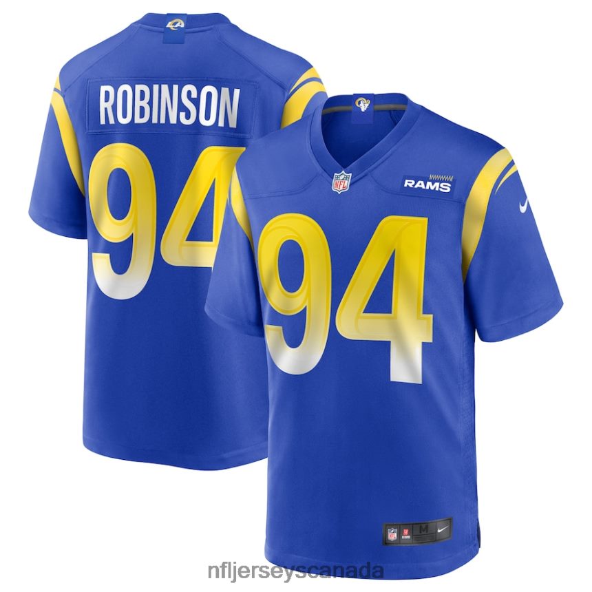 Men Los Angeles Rams AShawn Robinson Nike Royal Game Jersey Clothing NFL TBXFR66466