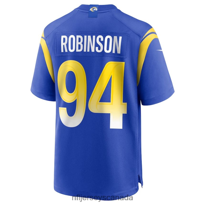 Men Los Angeles Rams A\Shawn Robinson Nike Royal Game Jersey Clothing NFL TBXFR66466