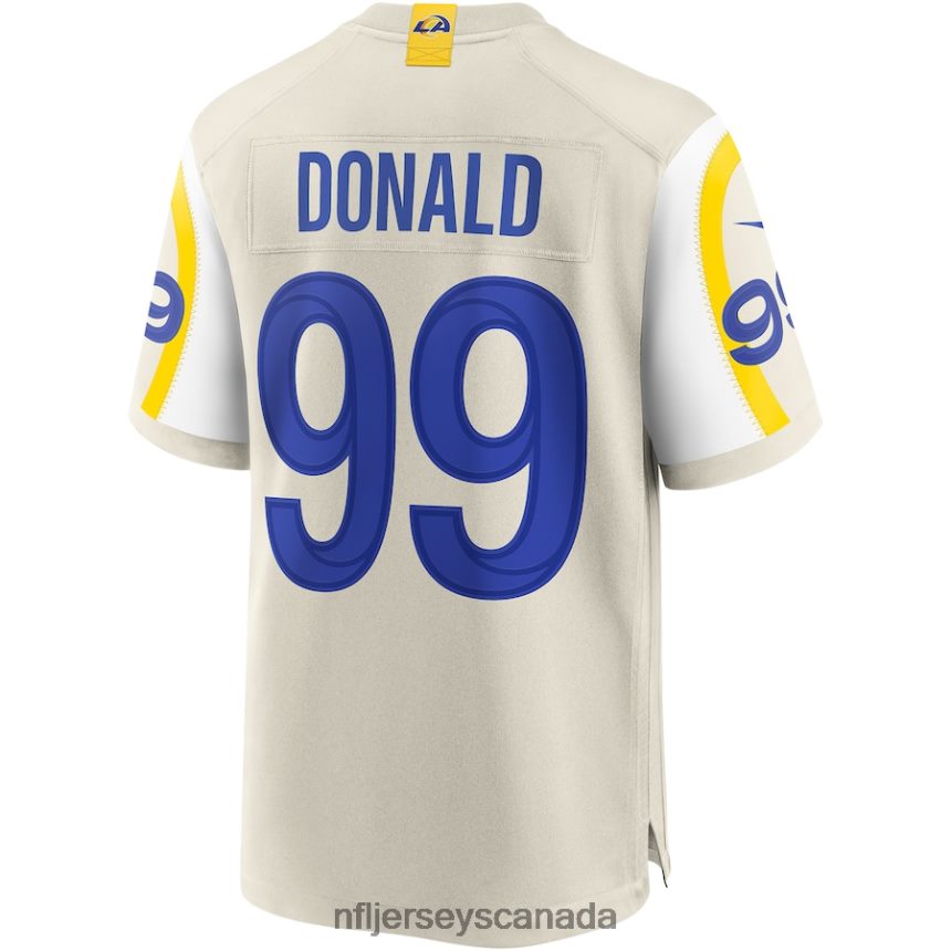 Men Los Angeles Rams Aaron Donald Nike Bone Game Jersey Clothing NFL TBXFR6603
