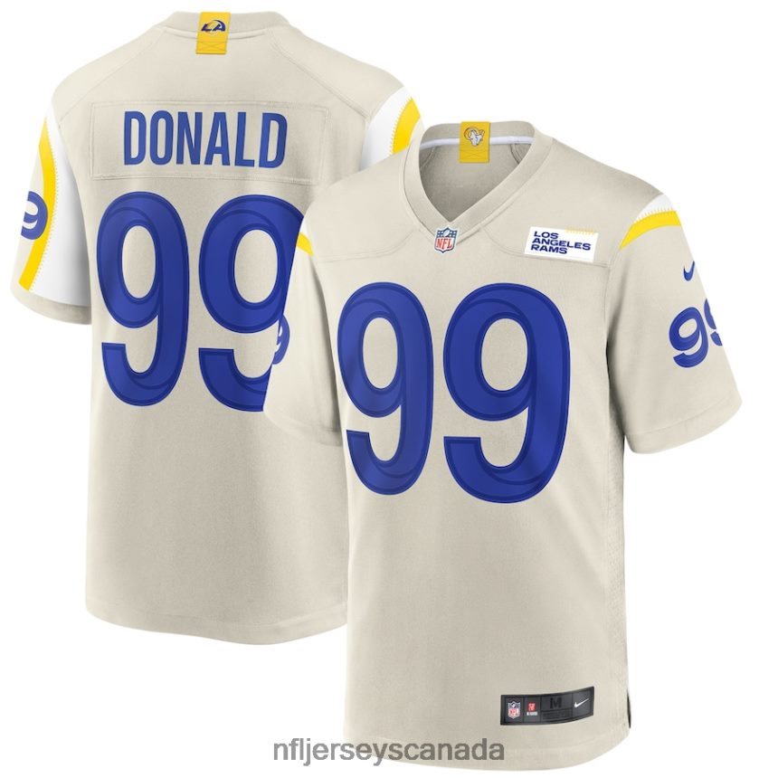 Men Los Angeles Rams Aaron Donald Nike Bone Player Game Jersey Clothing NFL TBXFR64564