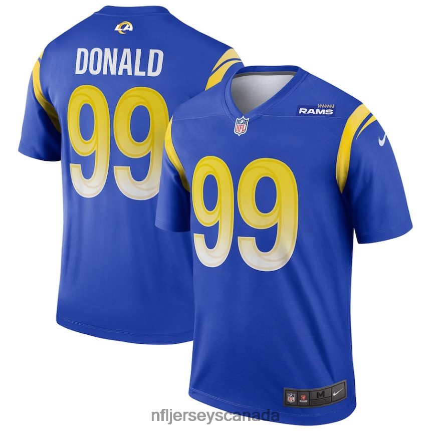 Men Los Angeles Rams Aaron Donald Nike Royal Legend Jersey Clothing NFL TBXFR62478