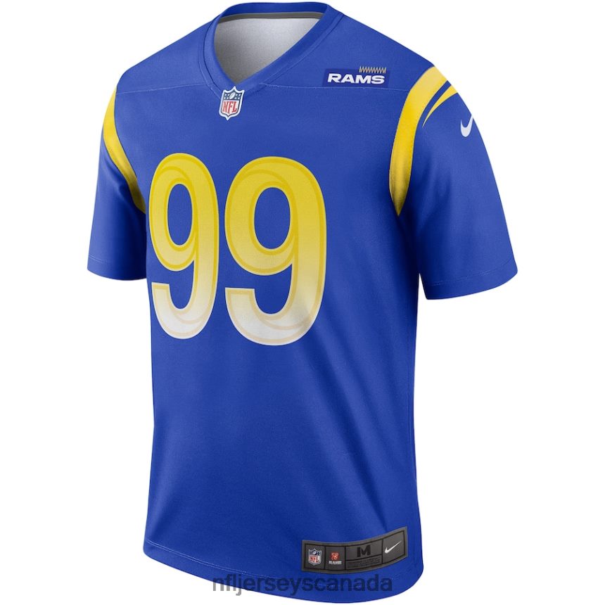 Men Los Angeles Rams Aaron Donald Nike Royal Legend Jersey Clothing NFL TBXFR62478