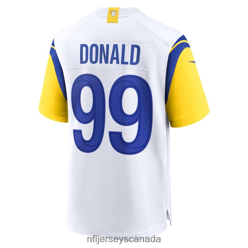 Men Los Angeles Rams Aaron Donald Nike White Alternate Player Game Jersey Clothing NFL TBXFR65097