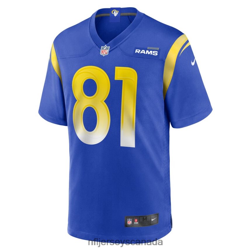 Men Los Angeles Rams Austin Trammell Nike Royal Game Player Jersey Clothing NFL TBXFR66056