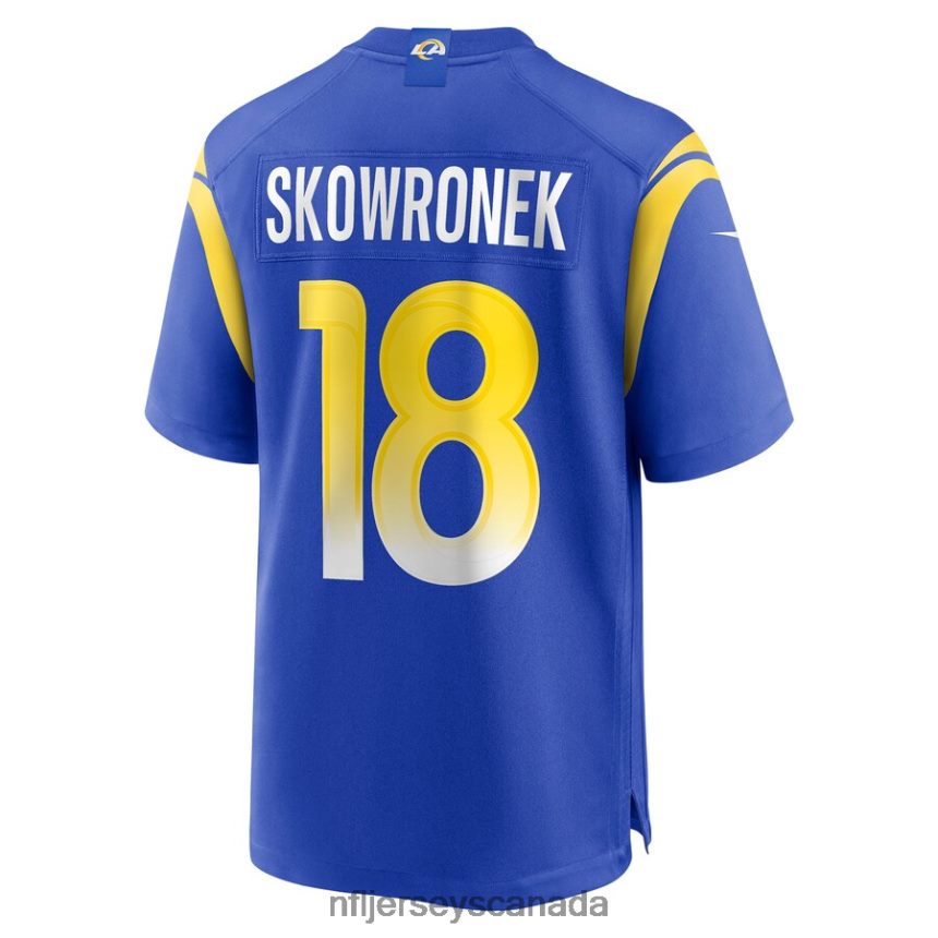 Men Los Angeles Rams Ben Skowronek Nike Royal Game Jersey Clothing NFL TBXFR62577