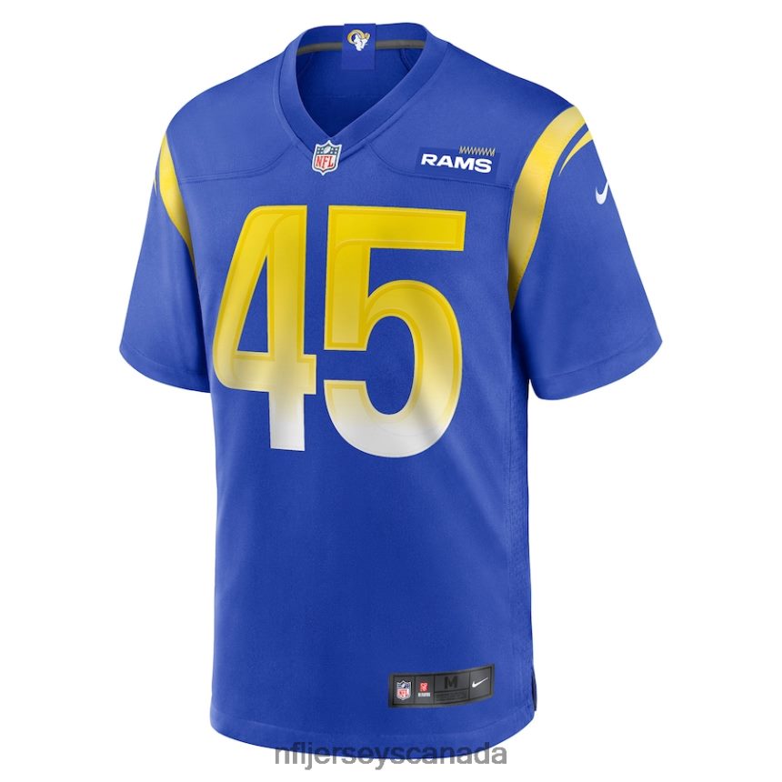 Men Los Angeles Rams Bobby Wagner Nike Royal Game Jersey Clothing NFL TBXFR6666