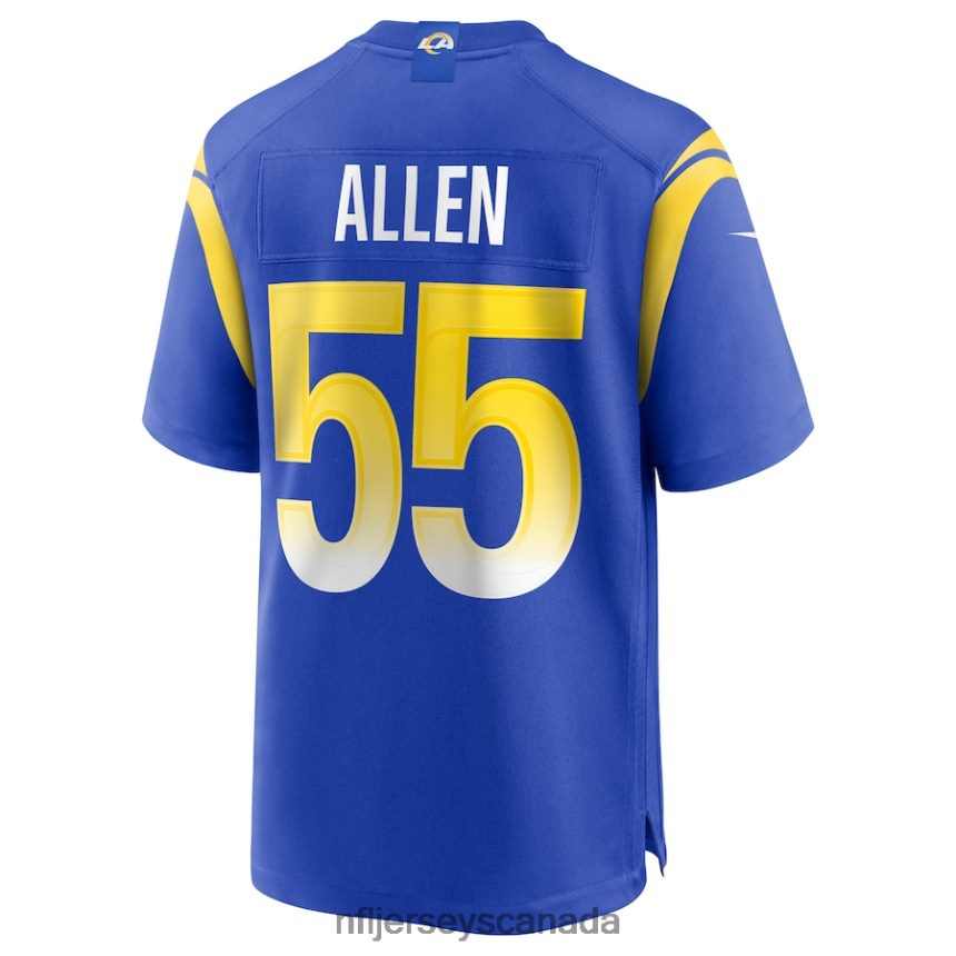 Men Los Angeles Rams Brian Allen Nike Royal Game Jersey Clothing NFL TBXFR65337