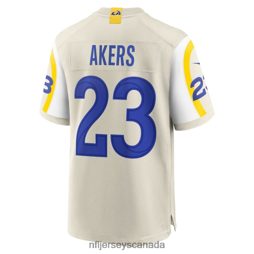 Men Los Angeles Rams Cam Akers Nike Bone Game Jersey Clothing NFL TBXFR64183