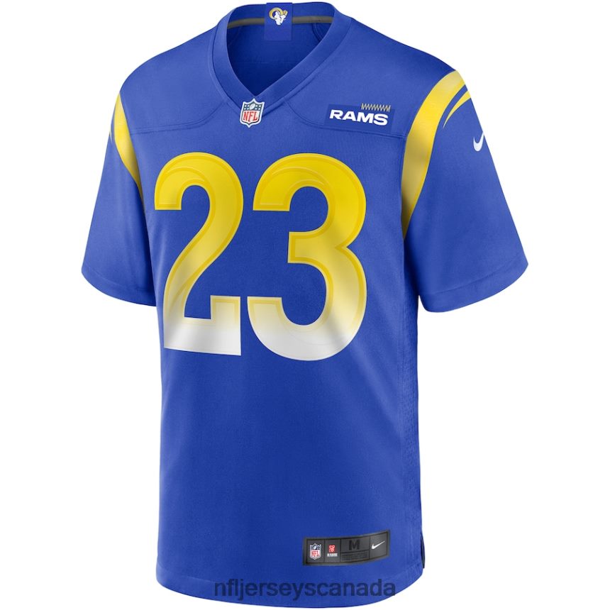 Men Los Angeles Rams Cam Akers Nike Royal Game Player Jersey Clothing NFL TBXFR63280