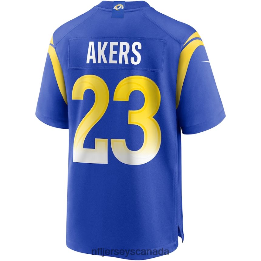 Men Los Angeles Rams Cam Akers Nike Royal Game Player Jersey Clothing NFL TBXFR63280