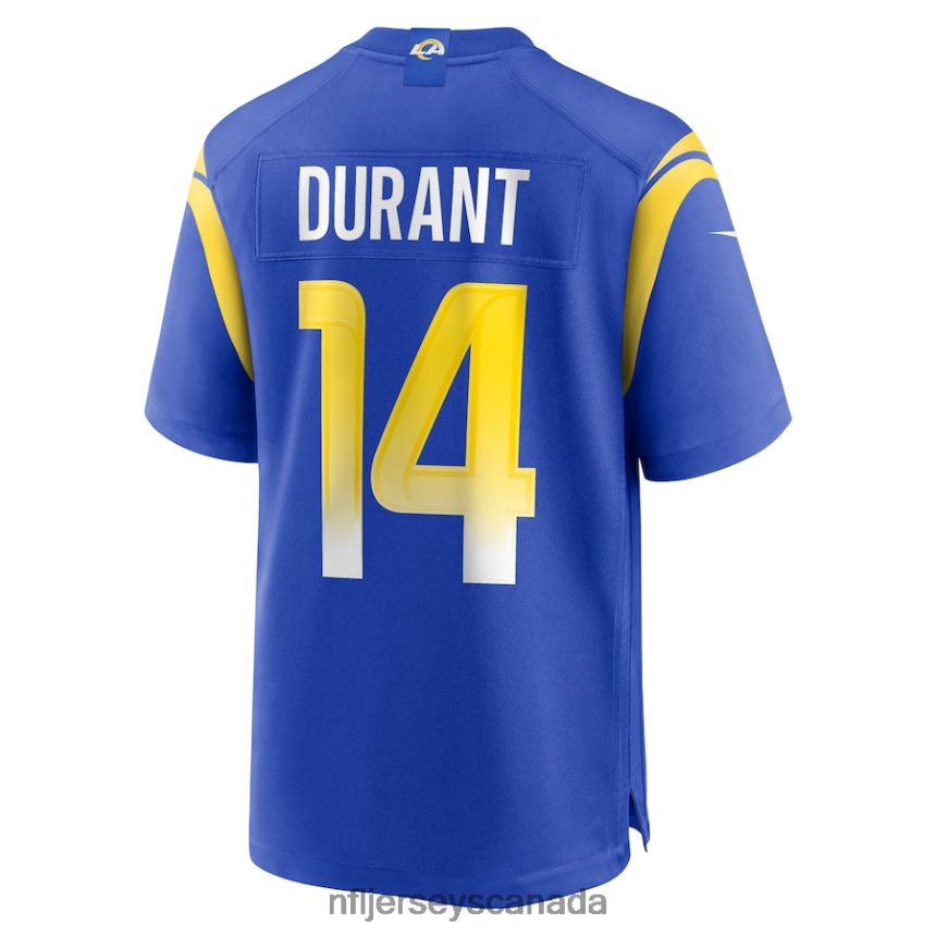 Men Los Angeles Rams Cobie Durant Nike Royal Game Player Jersey Clothing NFL TBXFR64071