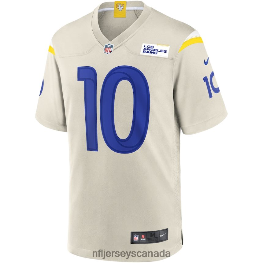 Men Los Angeles Rams Cooper Kupp Nike Bone Game Jersey Clothing NFL TBXFR6443