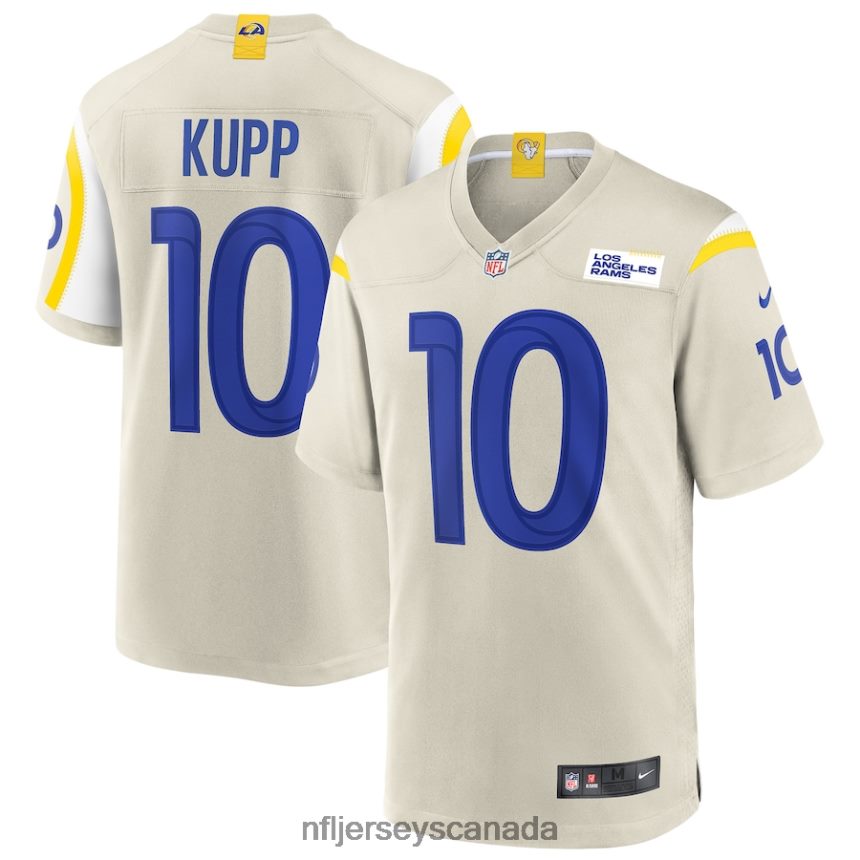 Men Los Angeles Rams Cooper Kupp Nike Bone Player Game Jersey Clothing NFL TBXFR64563