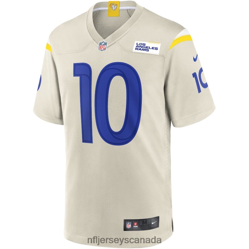 Men Los Angeles Rams Cooper Kupp Nike Bone Player Game Jersey Clothing NFL TBXFR64563