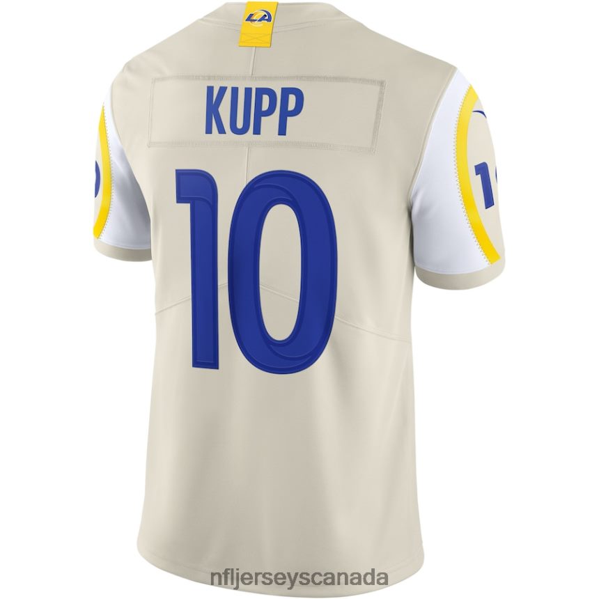 Men Los Angeles Rams Cooper Kupp Nike Bone Vapor Limited Jersey Clothing NFL TBXFR62185