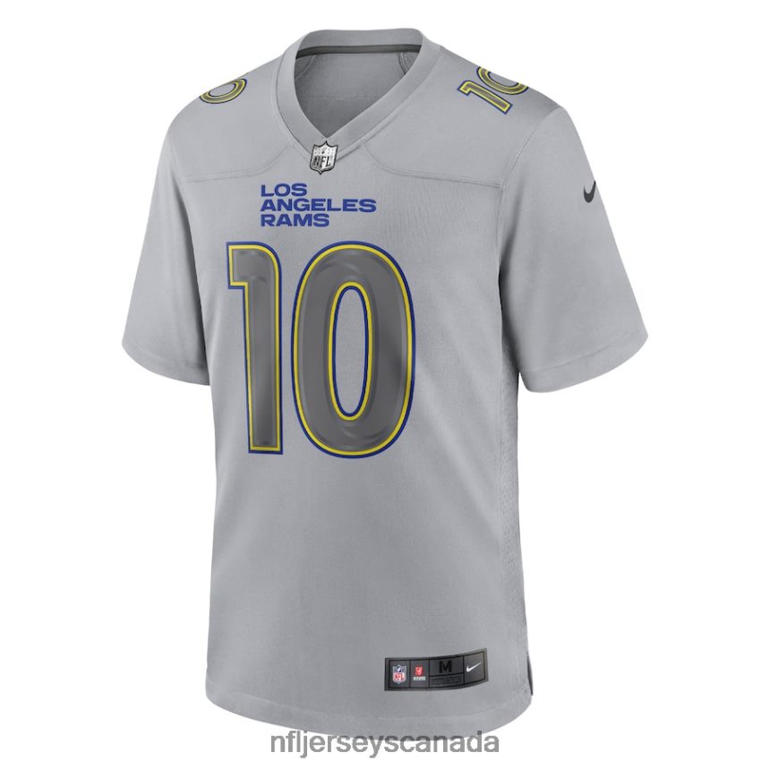 Men Los Angeles Rams Cooper Kupp Nike Gray Atmosphere Fashion Game Jersey Clothing NFL TBXFR63626