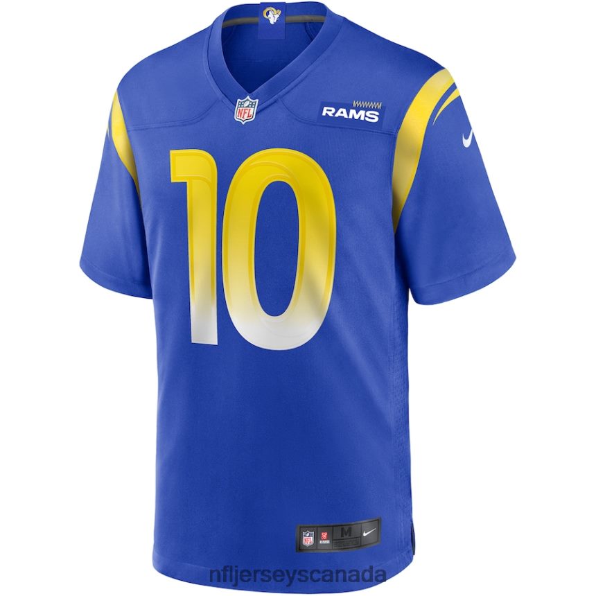 Men Los Angeles Rams Cooper Kupp Nike Royal Game Player Jersey Clothing NFL TBXFR66595