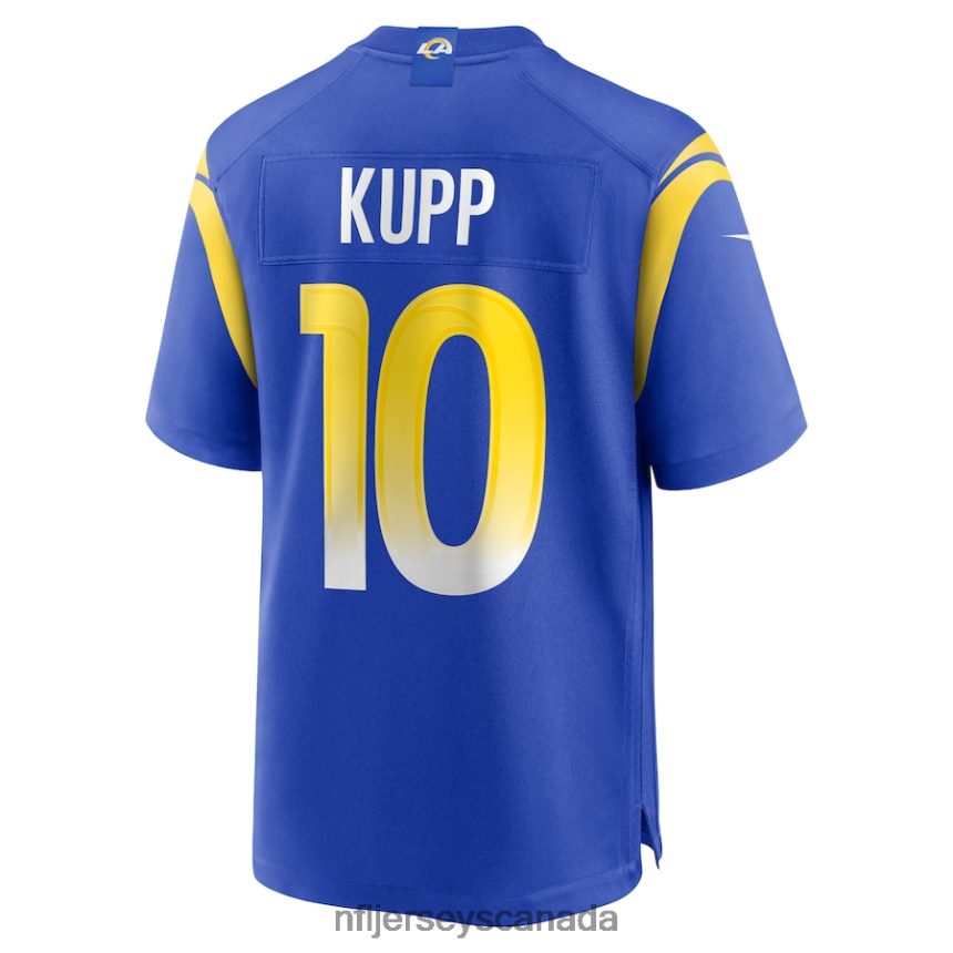 Men Los Angeles Rams Cooper Kupp Nike Royal Super Bowl LVI Game Patch Jersey Clothing NFL TBXFR61477