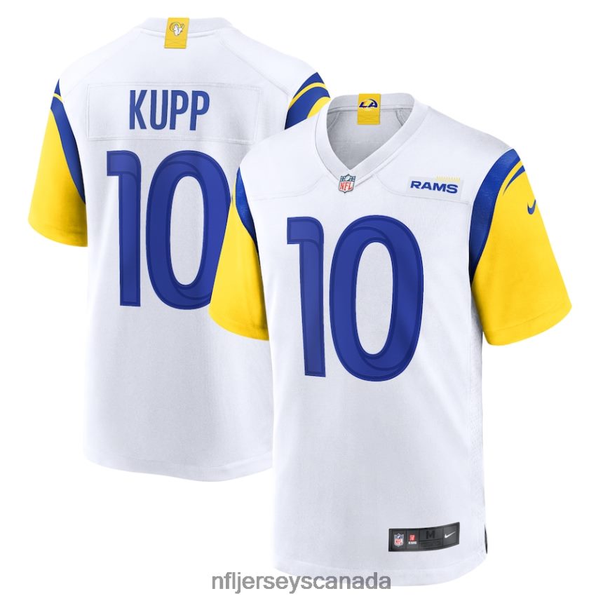 Men Los Angeles Rams Cooper Kupp Nike White Alternate Game Jersey Clothing NFL TBXFR6865